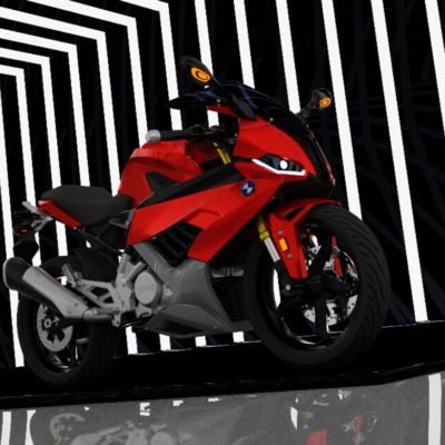 3D Render Of BMW G 310 R With A Fairing. Inspired By BMW S1000 RR-3