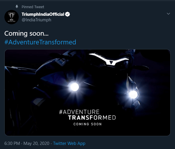 Triumph Tiger 900 India Launch Imminent. Teased On Social Media 1