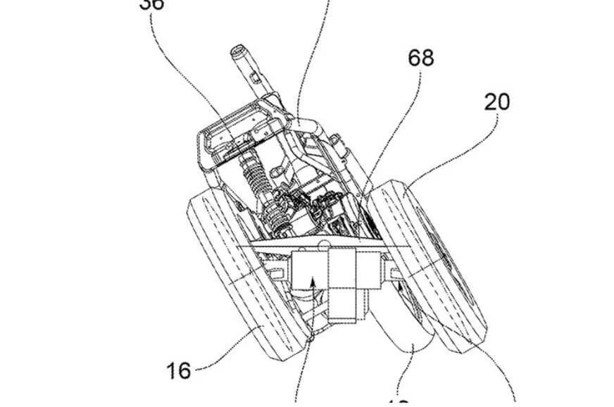 Piaggio Trike Patent