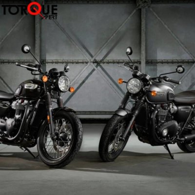 Triumph Bonneville T100 and T120 Black Editions