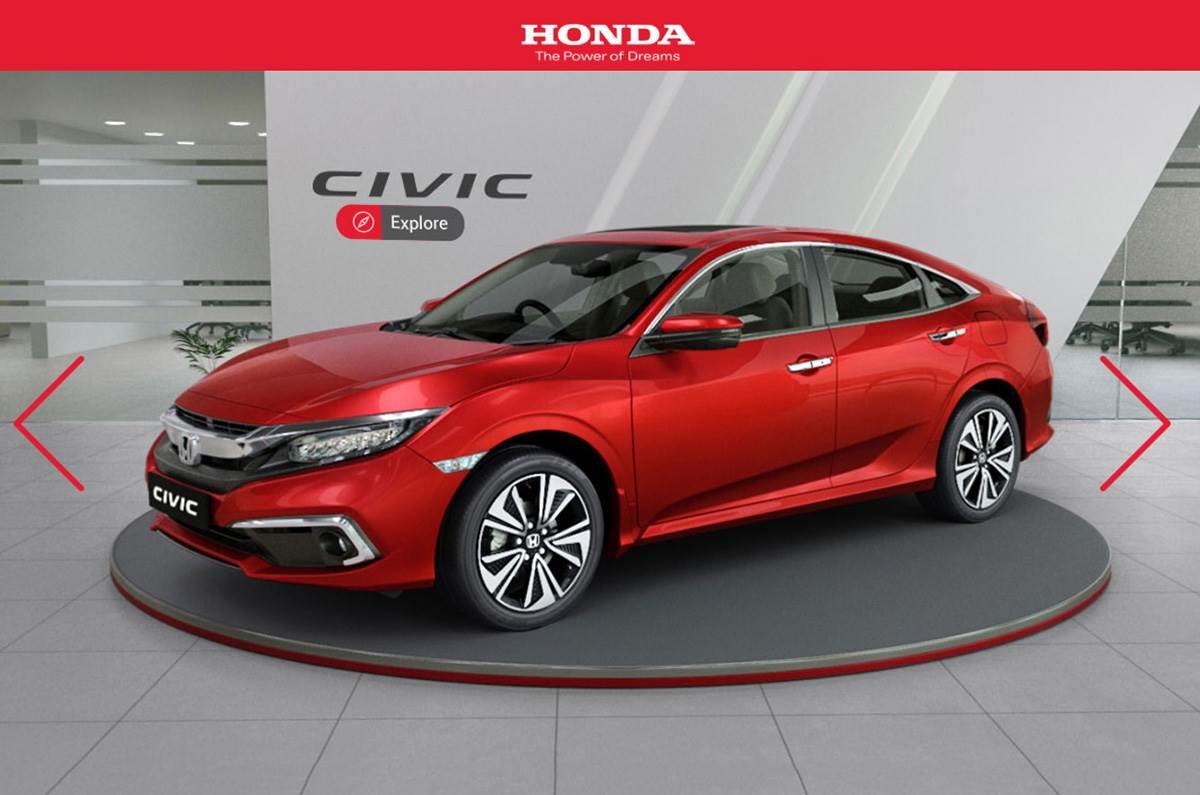 Honda Car India Virtual Showroom