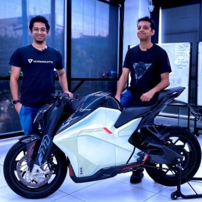 TVS Motors Invests INR 30 Crore In Electric-Motorcycle Company -Ultraviolette Automotive