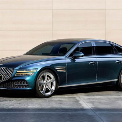 Genesis G80 sedan Spotted In Mumbai
