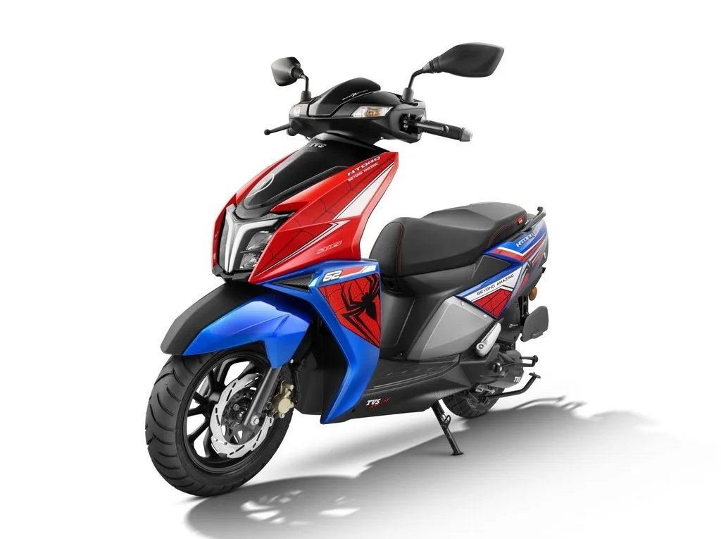 TVS Ntorq 125 Spider-Man and Thor
